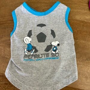 Peanuts Gray and Blue Dog Tank Top